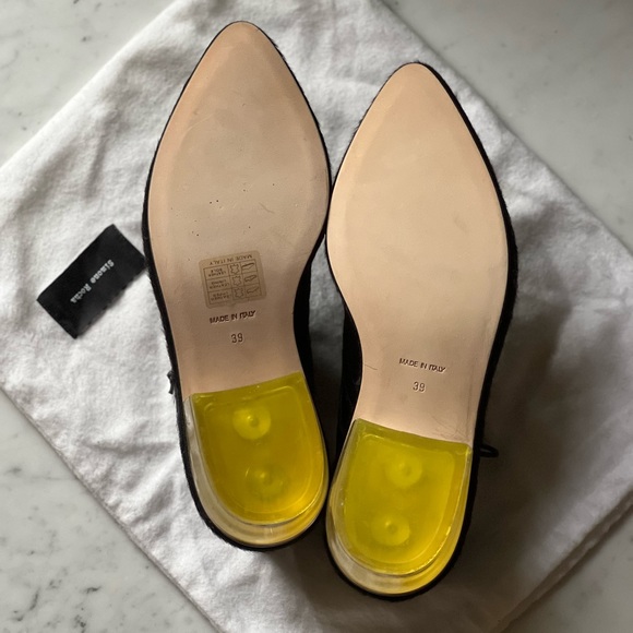 🤑SOLD🤑New Simone Rocha Black Ponyhair Oxford Brogues Flats 8/39 - Picture 4 of 4